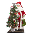 Papai Noel Decorativo Com Árvore Natalina