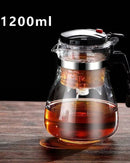 Chaleira em Vidro Resistente ao Calor com Infusor para Chá