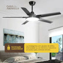 Ventilador de teto moderno Industrial com controle remoto - ZenithBreeze Z2 Pro