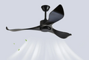Ventilador de teto moderno Estilo Industrial com controle remoto - ZenithBreeze UrbanWind Elite Edition