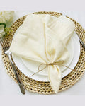 Conjunto de 6 Guardanapos de Algodão Decoração para Mesa e Eventos