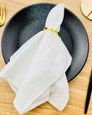 Conjunto de 6 Guardanapos de Algodão Decoração para Mesa e Eventos