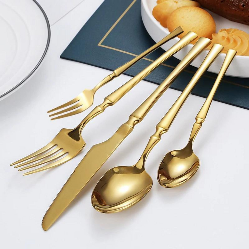 Conjunto de Talheres Completo com 30 Peças