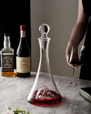 Decantador de Vidro Transparente Moderno para Vinho e Brandy Ideal para Festas e Jantares