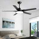 Ventilador de teto moderno Industrial com controle remoto - ZenithBreeze Z2 Pro