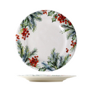 Prato de Jantar de Cerâmica com Tema de Natal