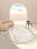 PROMO OUTLET - Tapete Decorativo Orgânico Abstrato Irregular - Coleção Atenas