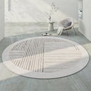 Tapete Decorativo Moderno Redondo - Coleção Japão