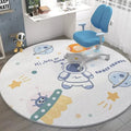 Tapete Redondo para Quarto Infantil - Coleção Astronauta