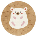 Tapete Decorativo Infantil Redondo - Coleção Fofura Animal