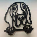 Esculturas artesanais de ferro - eu amo meu Cão!