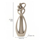 Escultura decorativa de Cerâmica Premuim - Coleção Amor Infinito
