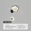 Luminária Infantil de Parede LED Cloud Star Moon