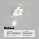 Luminária Infantil de Parede LED Cloud Star Moon