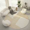 Tapete Decorativo Orgânico Moderno Redondo - Nordic Europe