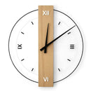 Relógio de Parede Decorativo Moderno de Madeira - WoodCraft Elite