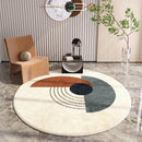 PROMO OUTLET - Tapete Decorativo Orgânico Moderno Redondo - Coleção America