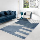 Tapete Retangular Decorativo - Coleção BlueGeometric