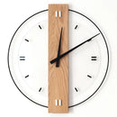 Relógio de Parede Decorativo Moderno de Madeira - WoodCraft Elite