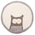 Tapete Decorativo Infantil Redondo - Coleção Fofura Animal