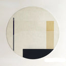 PROMO OUTLET - Tapete Decorativo Orgânico Moderno Redondo - Coleção Paris