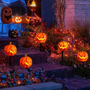Kit Luminária Solar Abóbora Decorativa - Halloween