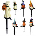 Kit Luminária Solar Abóbora Decorativa - Halloween